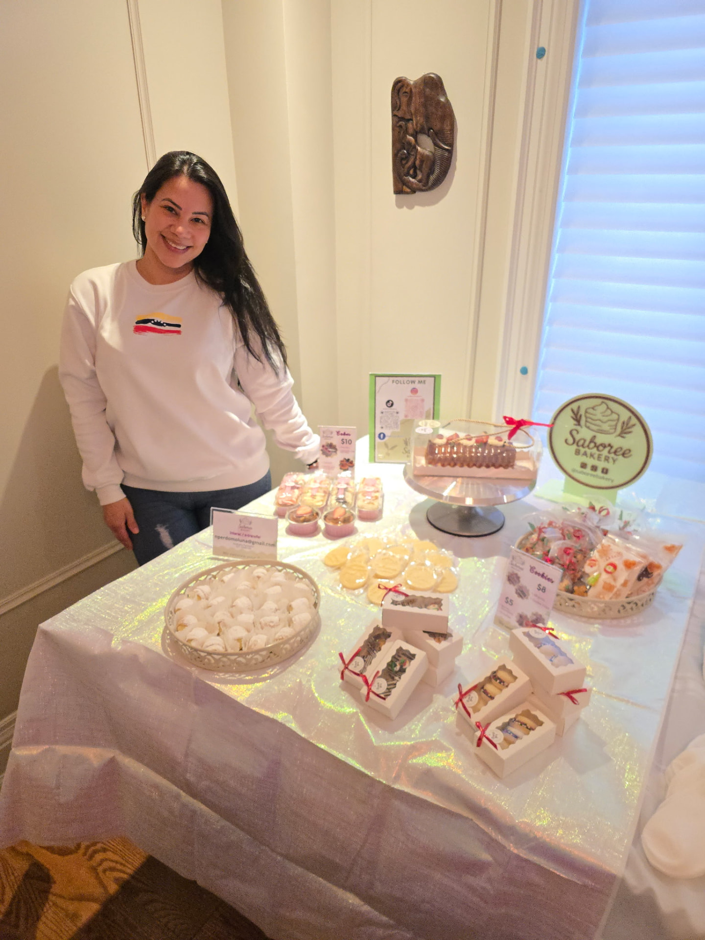 Moments from the Sweat and Sparkle holiday event