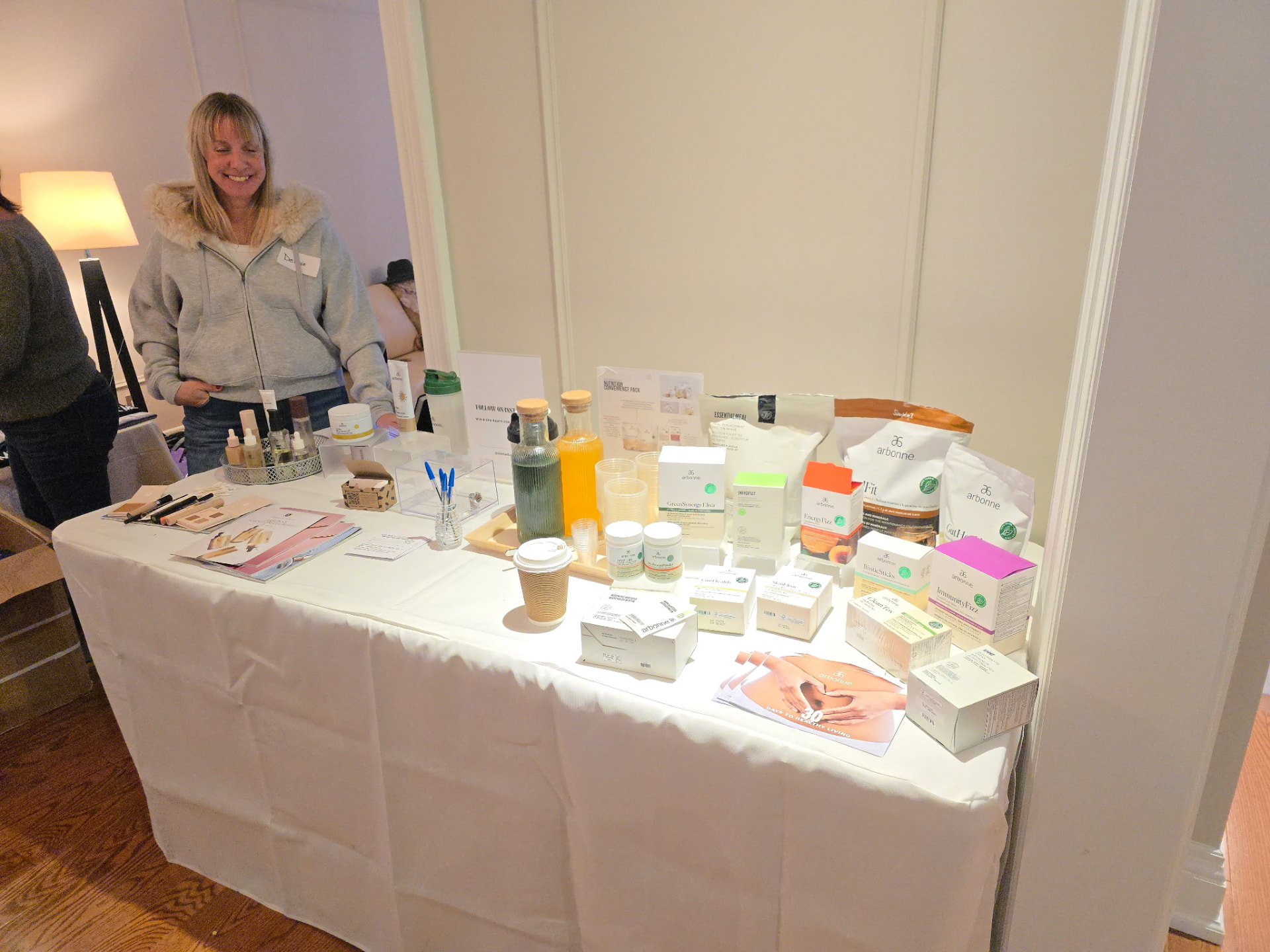 Moments from the Sweat and Sparkle holiday event