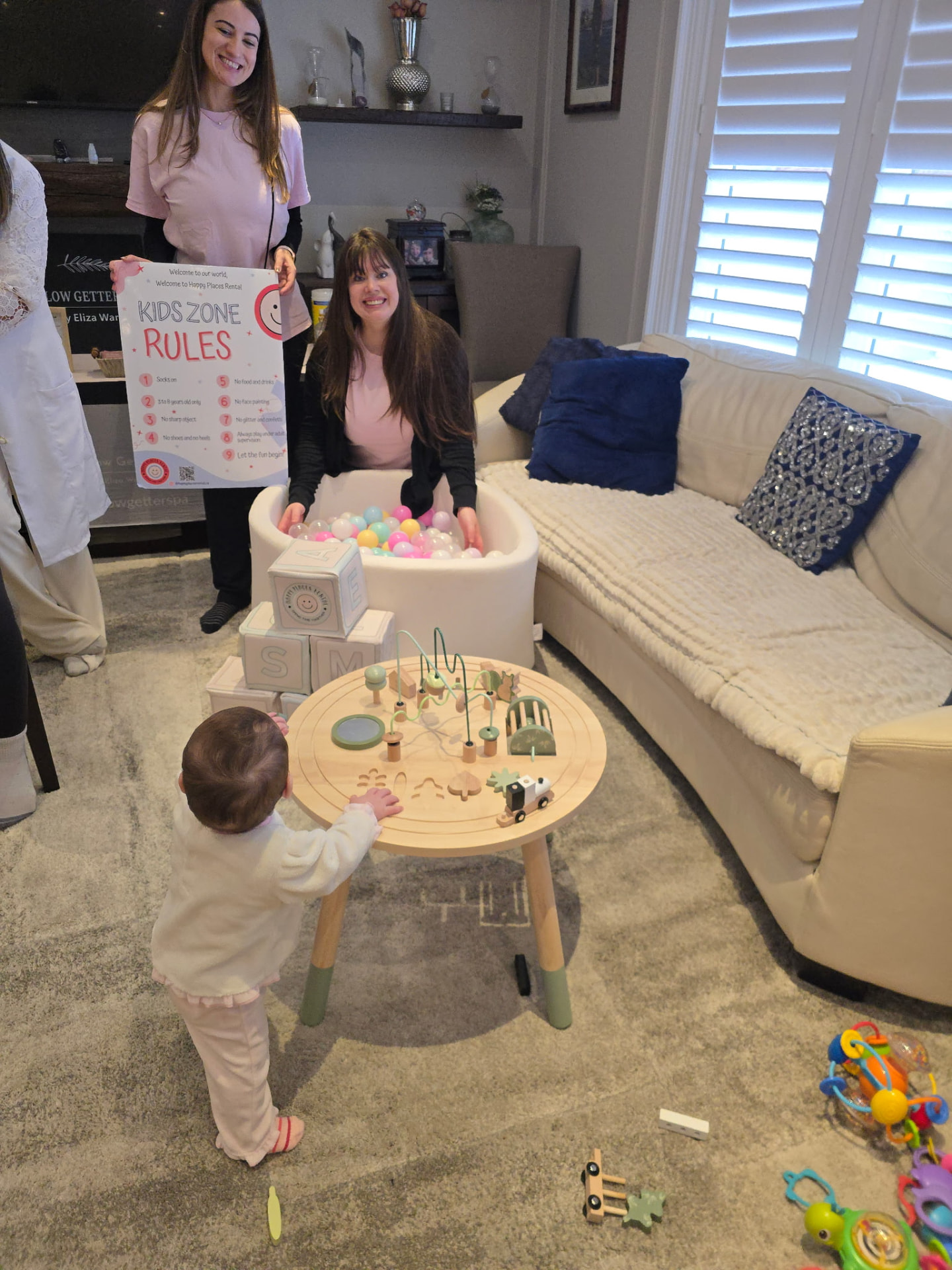 Moments from the Sweat and Sparkle holiday event