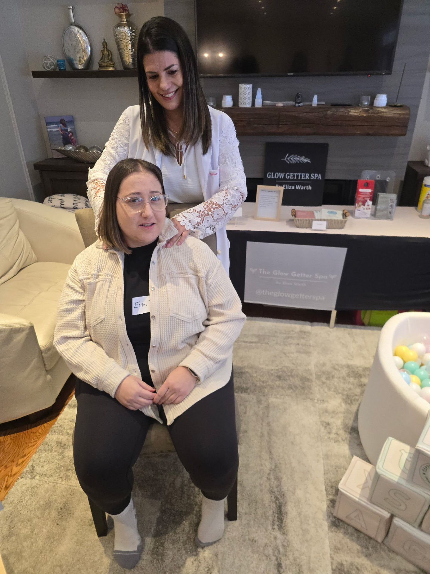 Moments from the Sweat and Sparkle holiday event