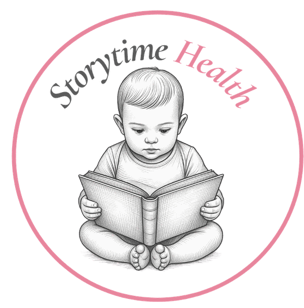 Storytime Health - child reading a book
